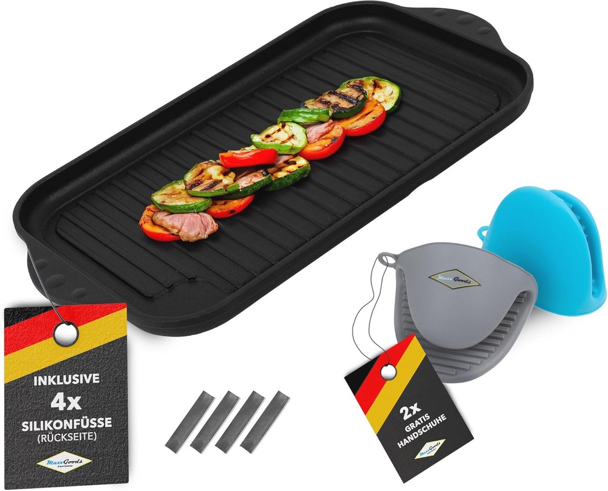 Inductie Grillplaten - Perfect voor Steaks, Vis en Groenten