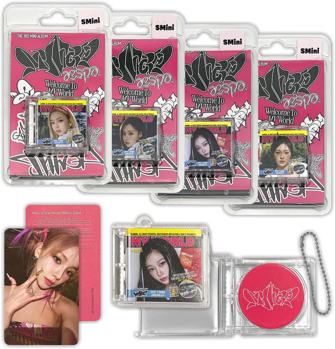 Mini Album [MY WORLD] - SMini Ver. met Music NFC CD en extra's
