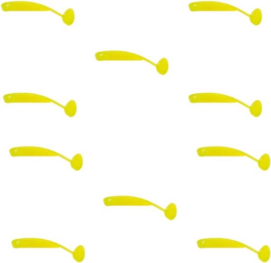 10 Stuks Mini Softbaits Rubberen Vissen Hengelaas voor Forel, Baars en Roofvis — afbeelding 4