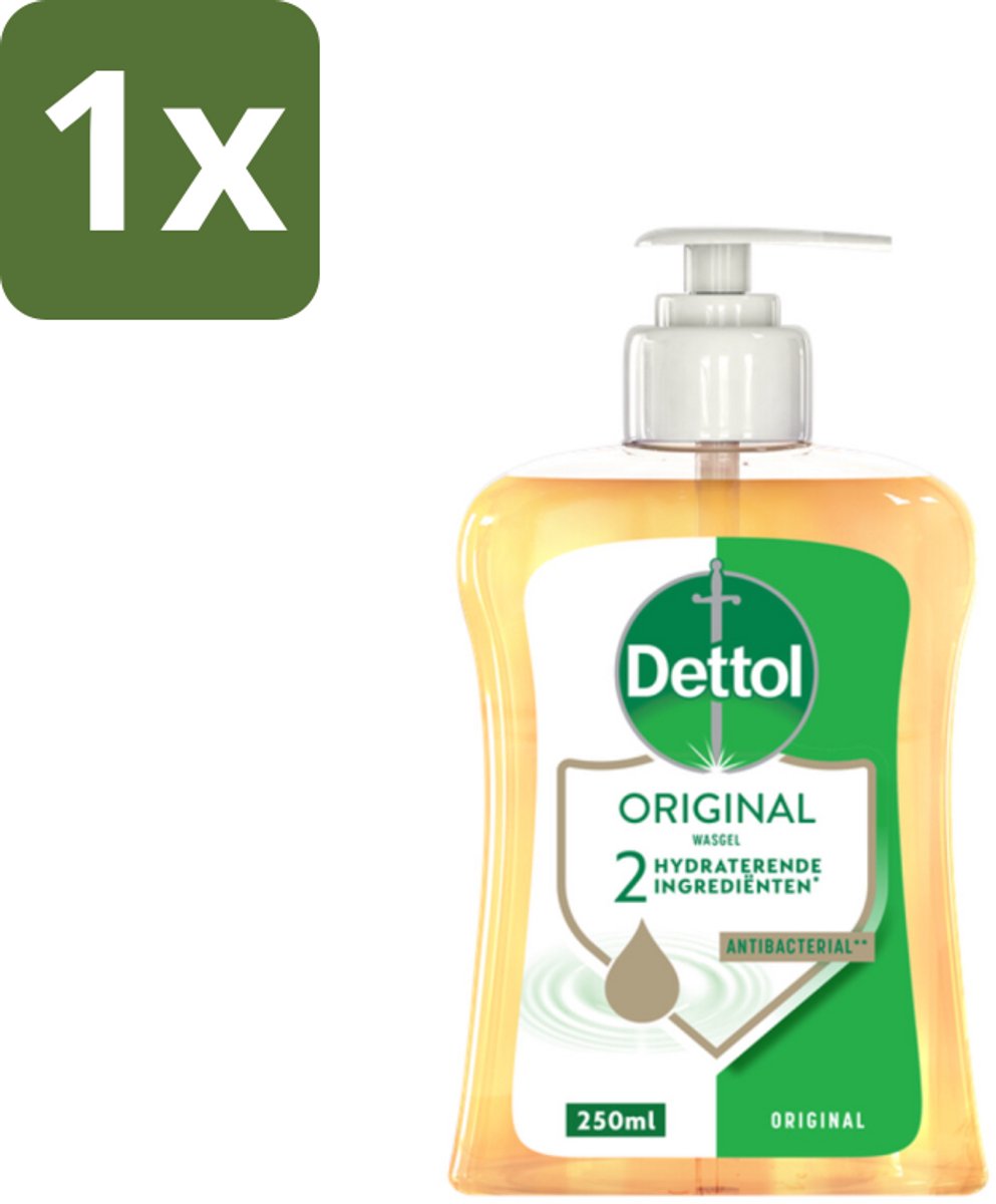 1 x Dettol - Handzeep - Original - Klassieke Hygiëne - 250 ml - Handzeep - Antibacterieel - Hygiëne - Handwas - Huidvriendelijk