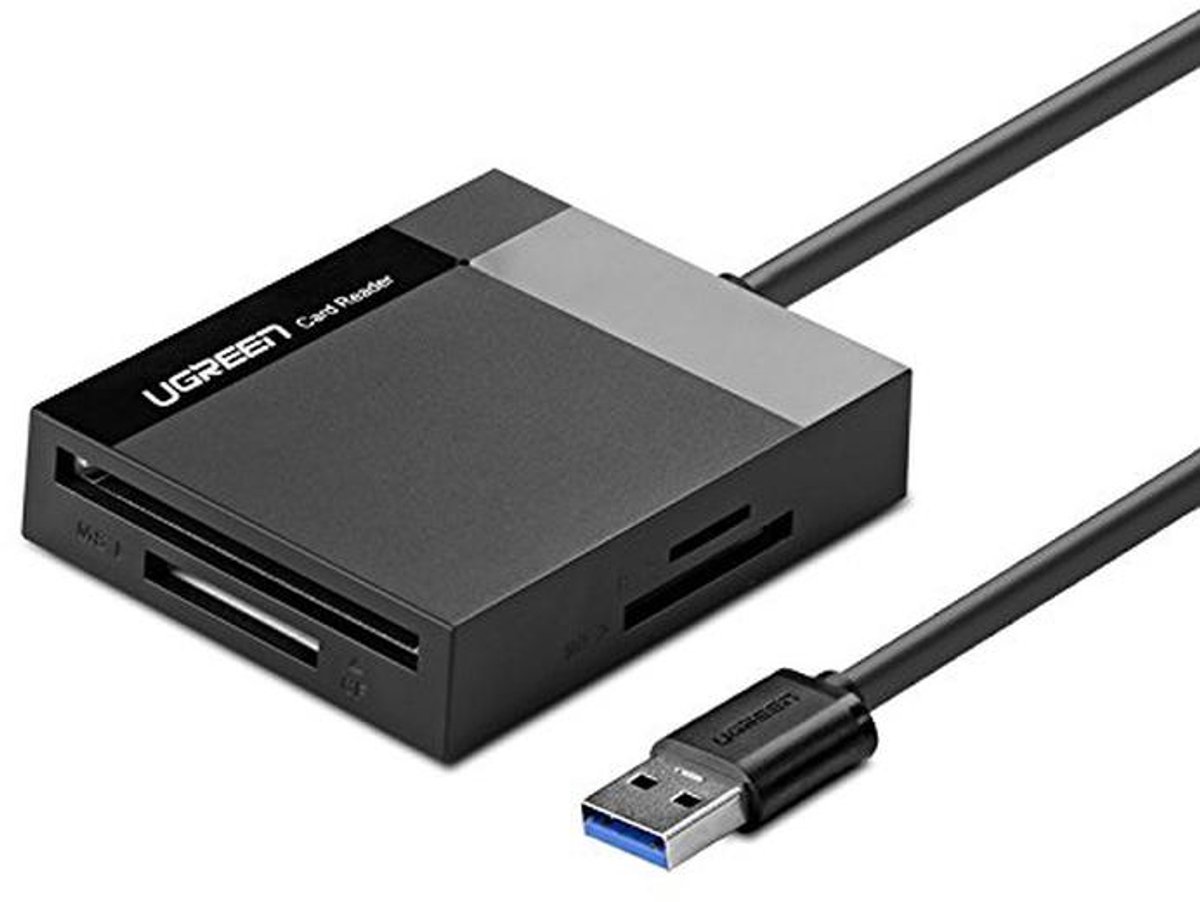 USB 3.0 Kaartlezer voor SD/Micro SD/CF/MS - Hoogwaardige Gegevensoverdracht