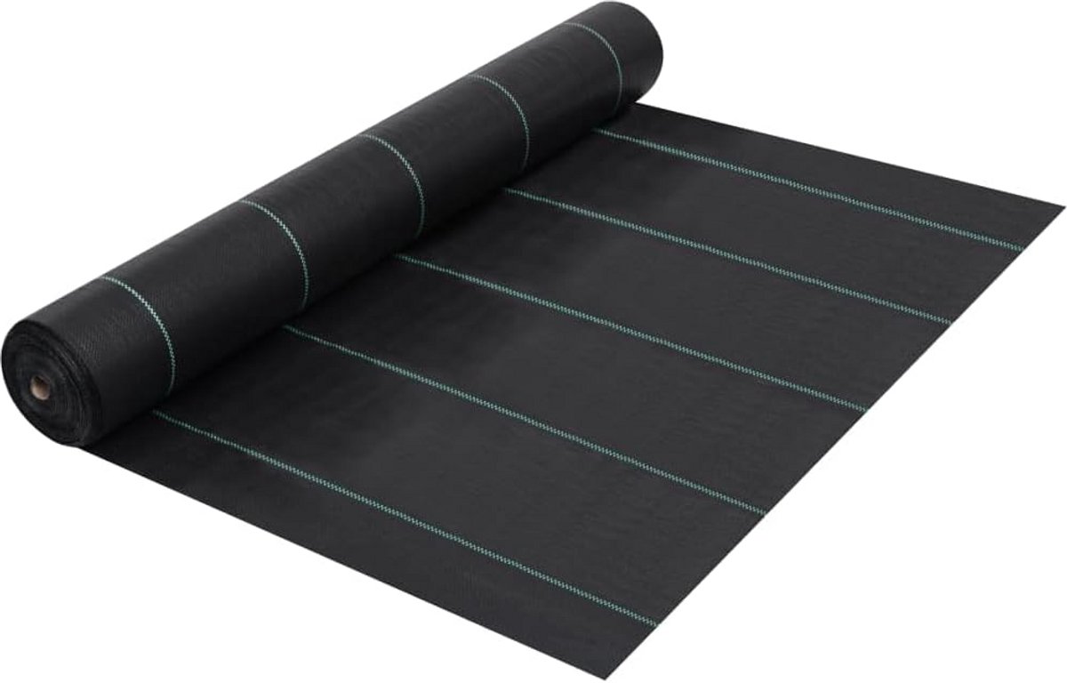 Worteldoek 1x50 m Polyamide Zwart - Onkruidvlies voor Tuin en Landschaftsarchitectuur