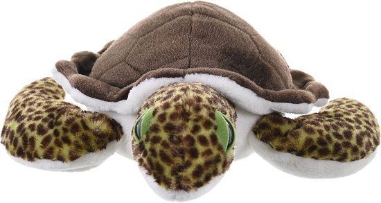 Groene Zeeschildpad Pluche knuffeldier 30 cm - educatief en leuk speelgoed voor kinderen — afbeelding 5