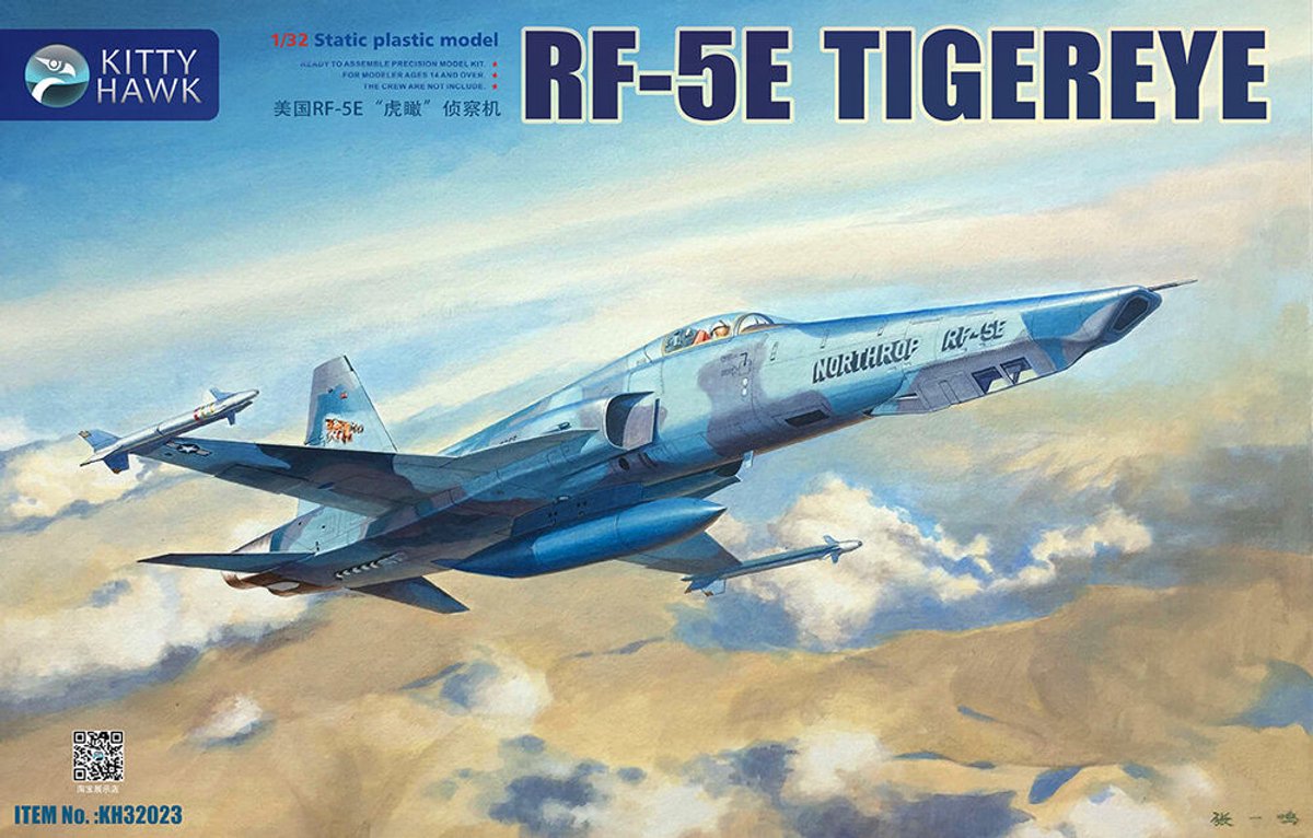 Kitty Hawk KH32023 RF-5E Tiger eye Schaal 1:32