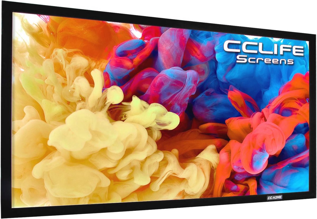 Projectiescherm met Frame 16:9 voor Home Cinema - In verschillende maten beschikbaar