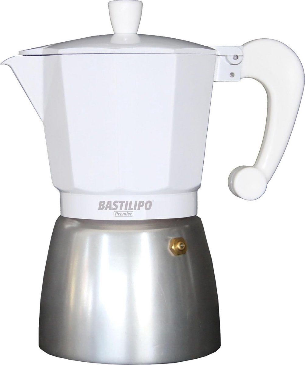 Koffiezetapparaat Aluminium Wit - Eenvoudig Verse Koffie Zetten