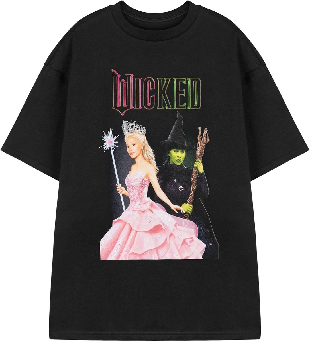 Grafische Dames T-Shirt met Iconische Filmfiguren | Casual Kleding met Ronde Hals