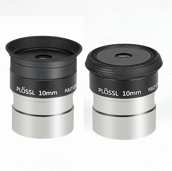 1.25 inch 25mm Plossl Telescope Eyepiece, 40° Fully Multi-Coated Green PL 25mm Eyepiece Lens, Threaded for Standard 1.25 Inch Astronomy Filters