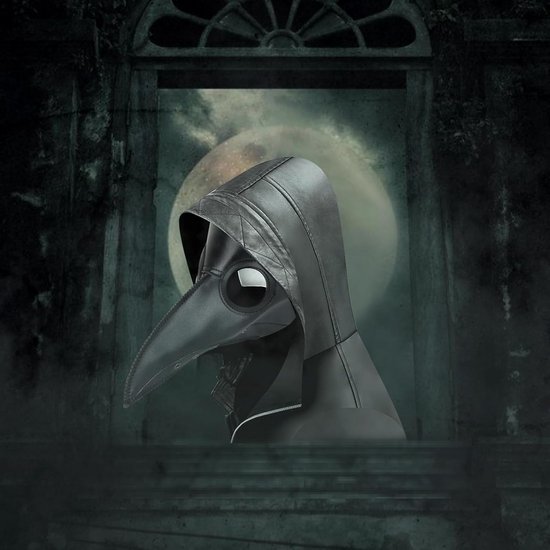 Plague Doctor Masker, Halloween Eng Masker Pest Masker Dokter Dokter Hoofd Masker Party Mardi Gras Venetie Masker Carnaval Lange Neus Vogel Snavel Steampunk Masker