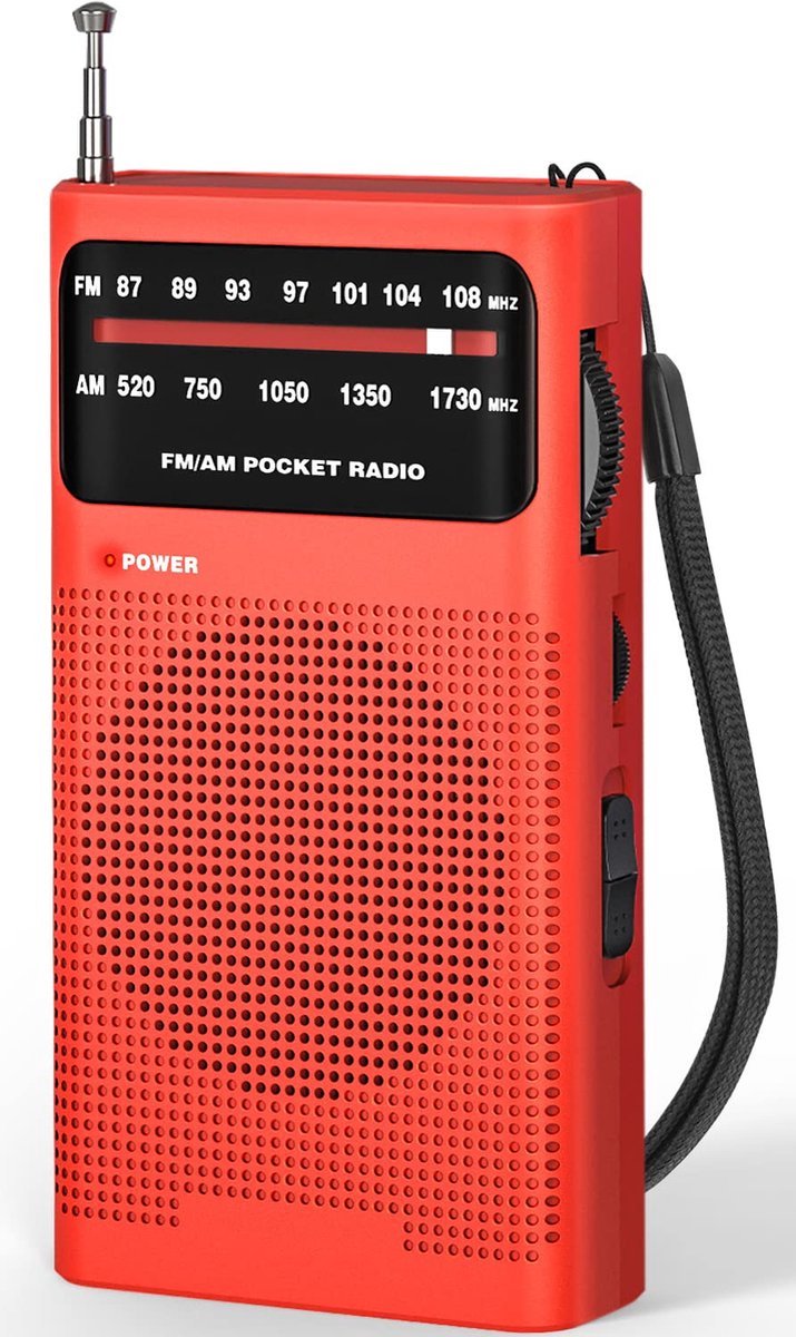 Stunq® Compacte Draagbare Radio met Uitstekende Ontvangst en Krachtige Luidspreker