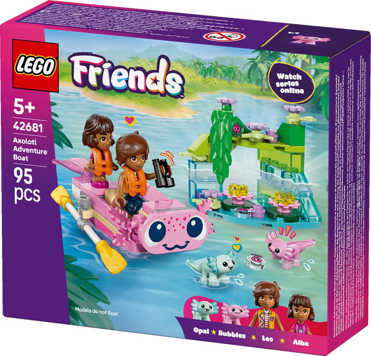 LEGO Friends Axolotl avontuur boot bouwset - speelgoed - 42681 — afbeelding 17