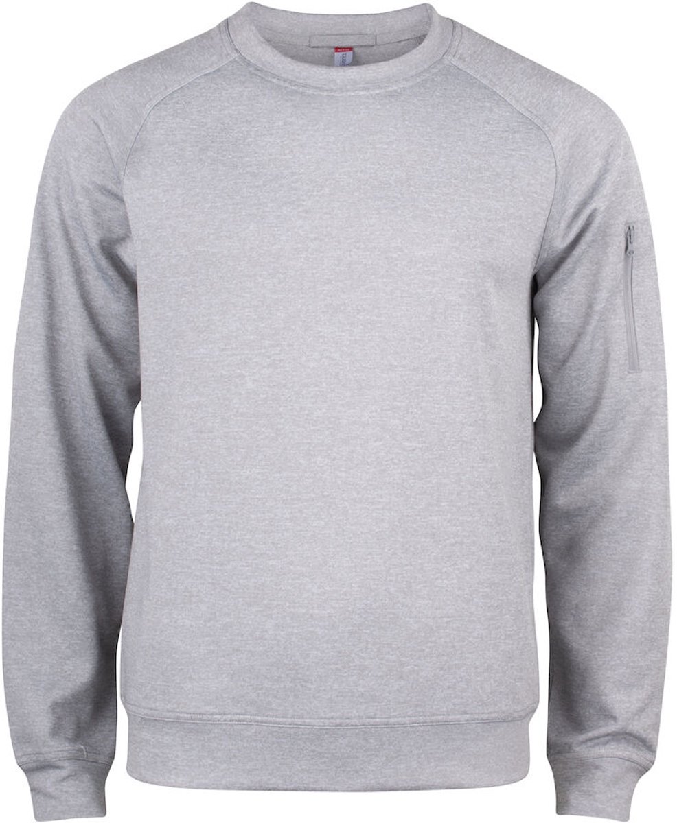 Clique Basic Active Roundneck 021010 - Grijs-melange - XL