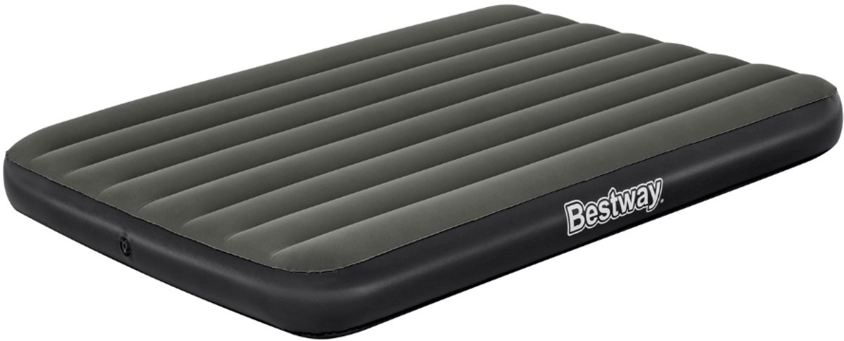 Bestway – Luchtbed – Twijfelaar – 137×191×25 cm – Groen - Luchtbed - Camping - Logeerplek - Twijfelaar - Comfort