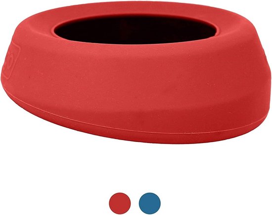 Gardner Pet Hondenbakken 3,85 l, roestvrijstalen waterbak voor honden, langzame watervoeder, metalen grote waterbak voor huisdieren, anti-spatten waterdispenser voor grote honden, oranje