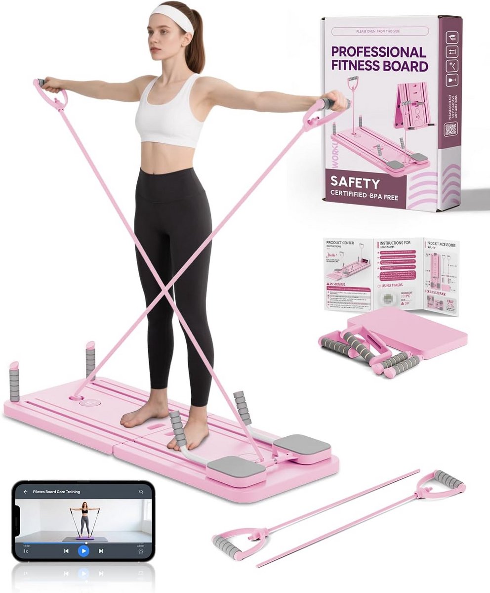Pilates Opvouwbaar Reform Board Set met - Product - €187,93