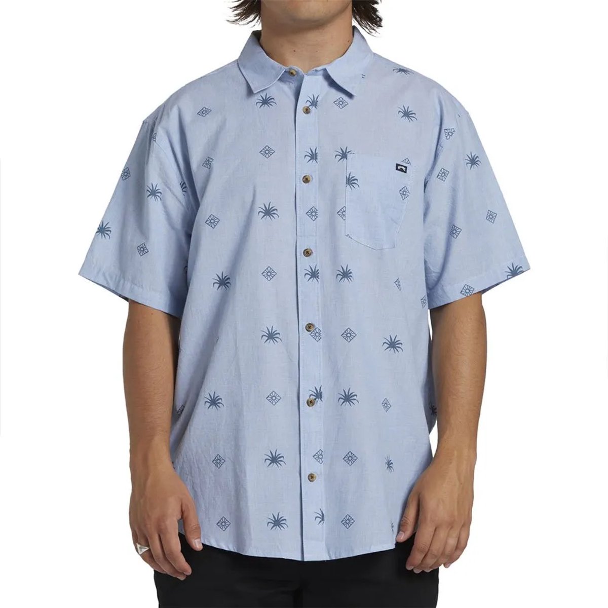 Billabong Sundays Mini Overhemd Met Korte Mouwen S Man Blauw