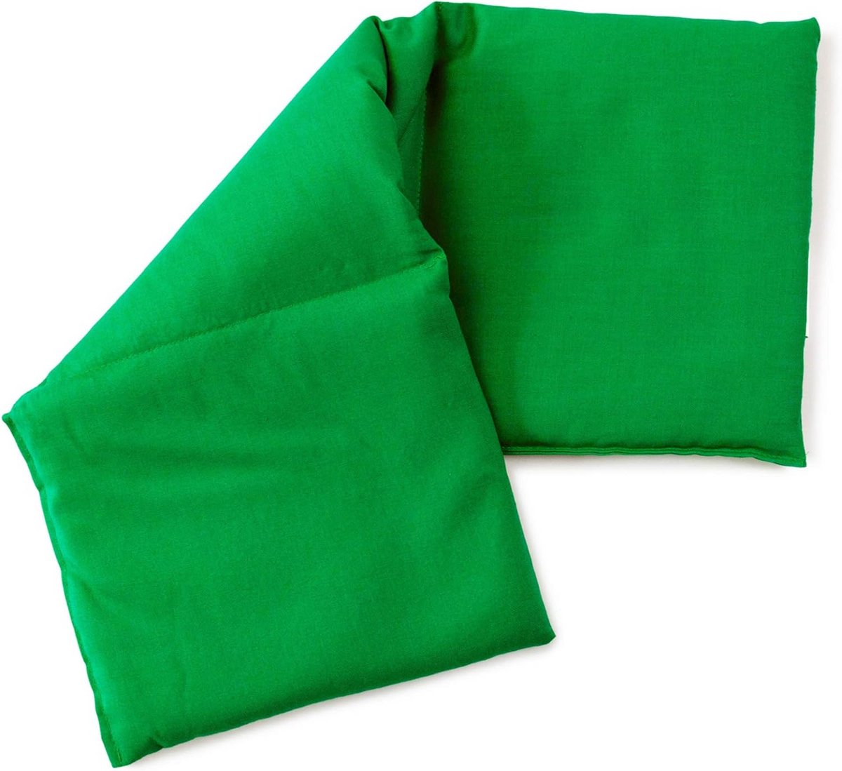 Groot Korrelkussen 20x50 cm Groen met Kikkerdesign - Warmte Koud Kussen voor Ontspanning