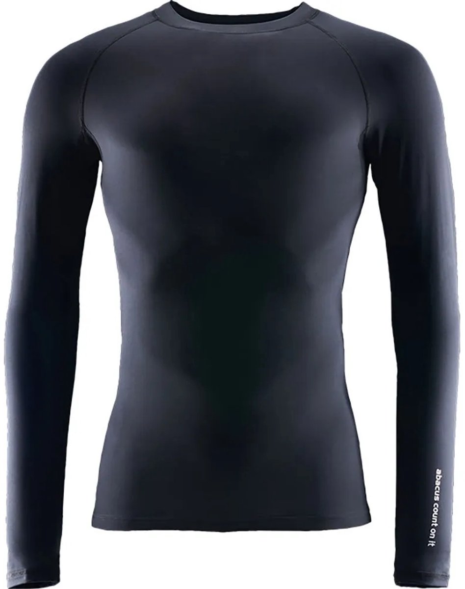 Abacus Golf Compression Lange Mouwen Basislaag Zwart 3XL Man