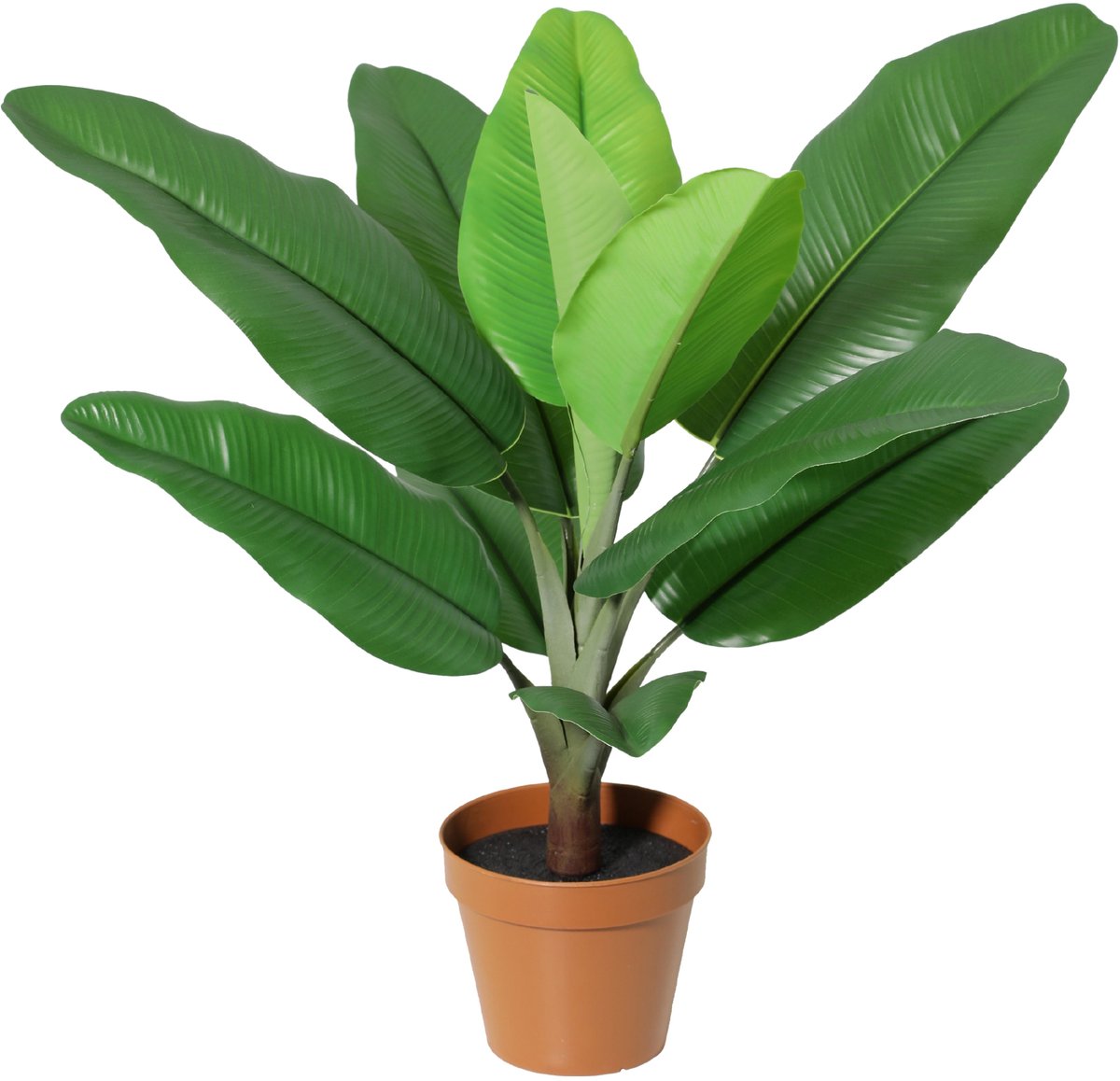 Florafy Kunstplant Philodendron Jungle King 47cm - Kunstplanten voor binnen - Onderhoudsvrij Groen