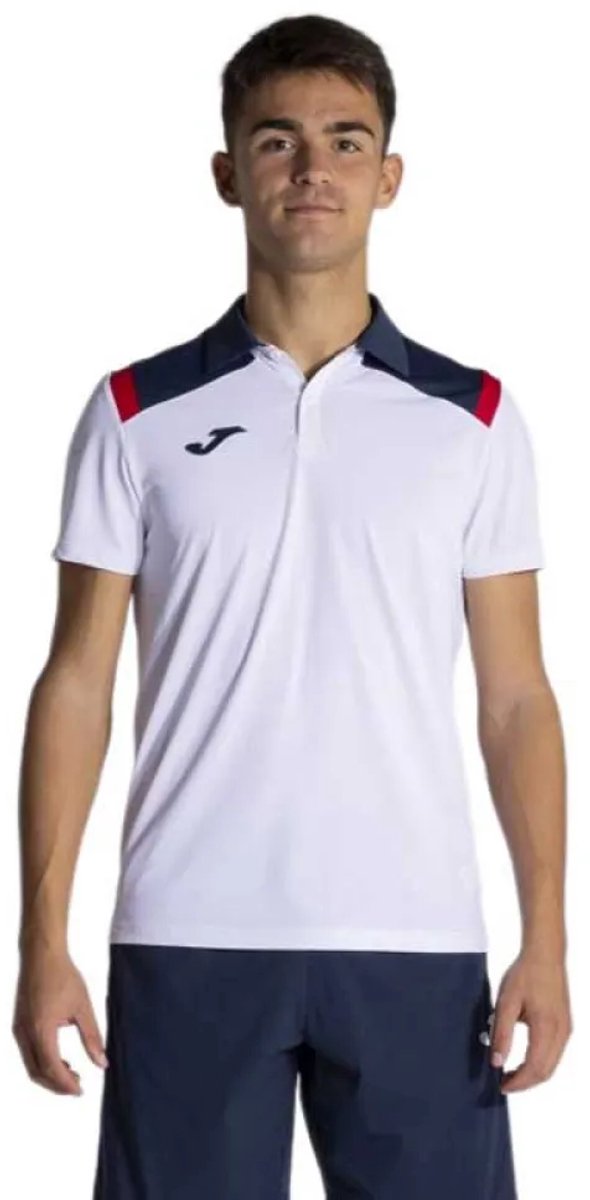 Joma Toledo Korte Mouw Poloshirt Wit M Man