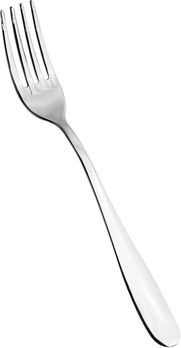 Fruitvork RVS met Elegante Twist - 1.8 mm Dikte - Voor Taart en Dessert
