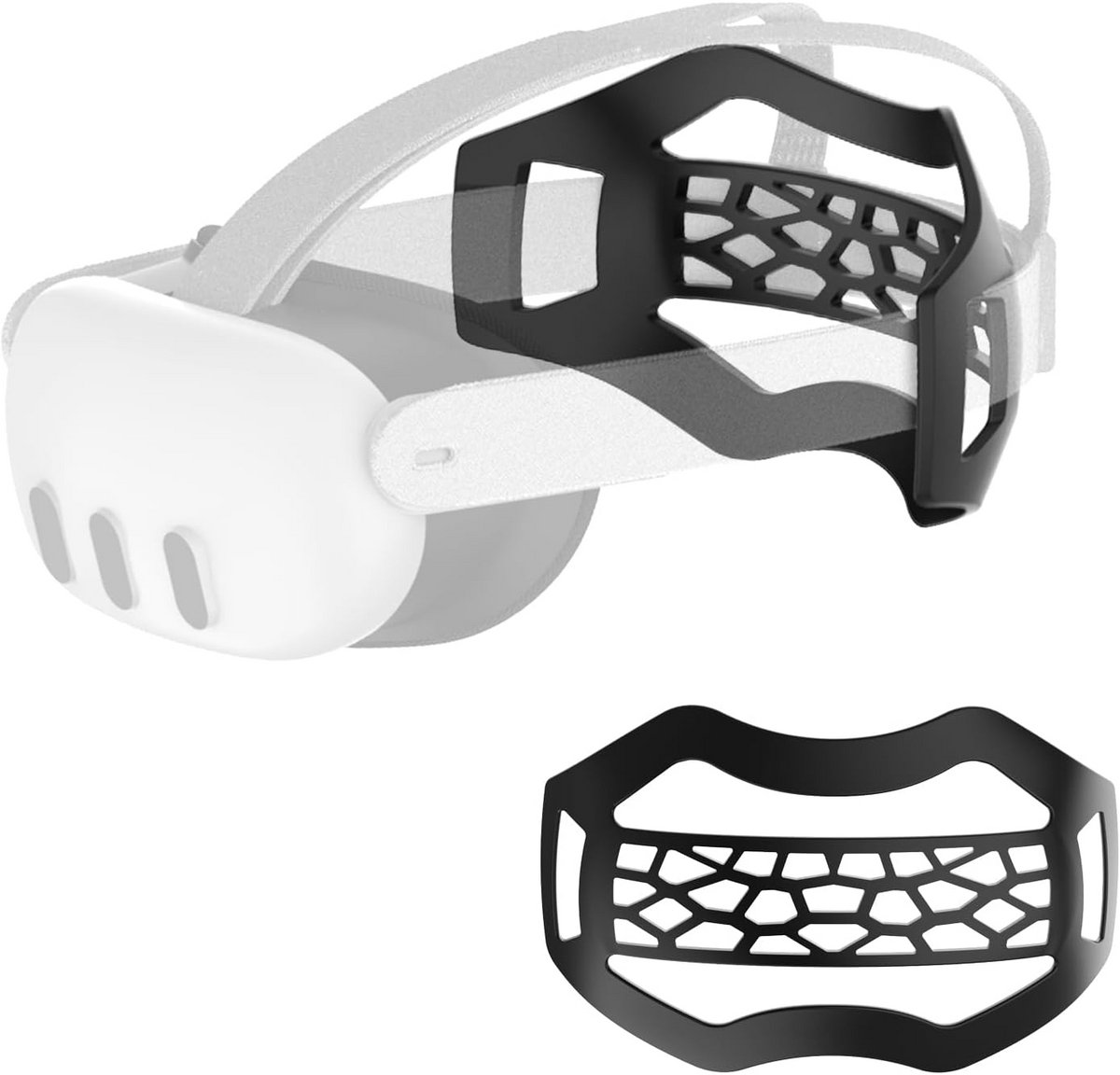 Comfortabele Hoofdband Kussen voor VR Headset (Quest 3 & Quest 2) - Nek- en Hoofdsteun