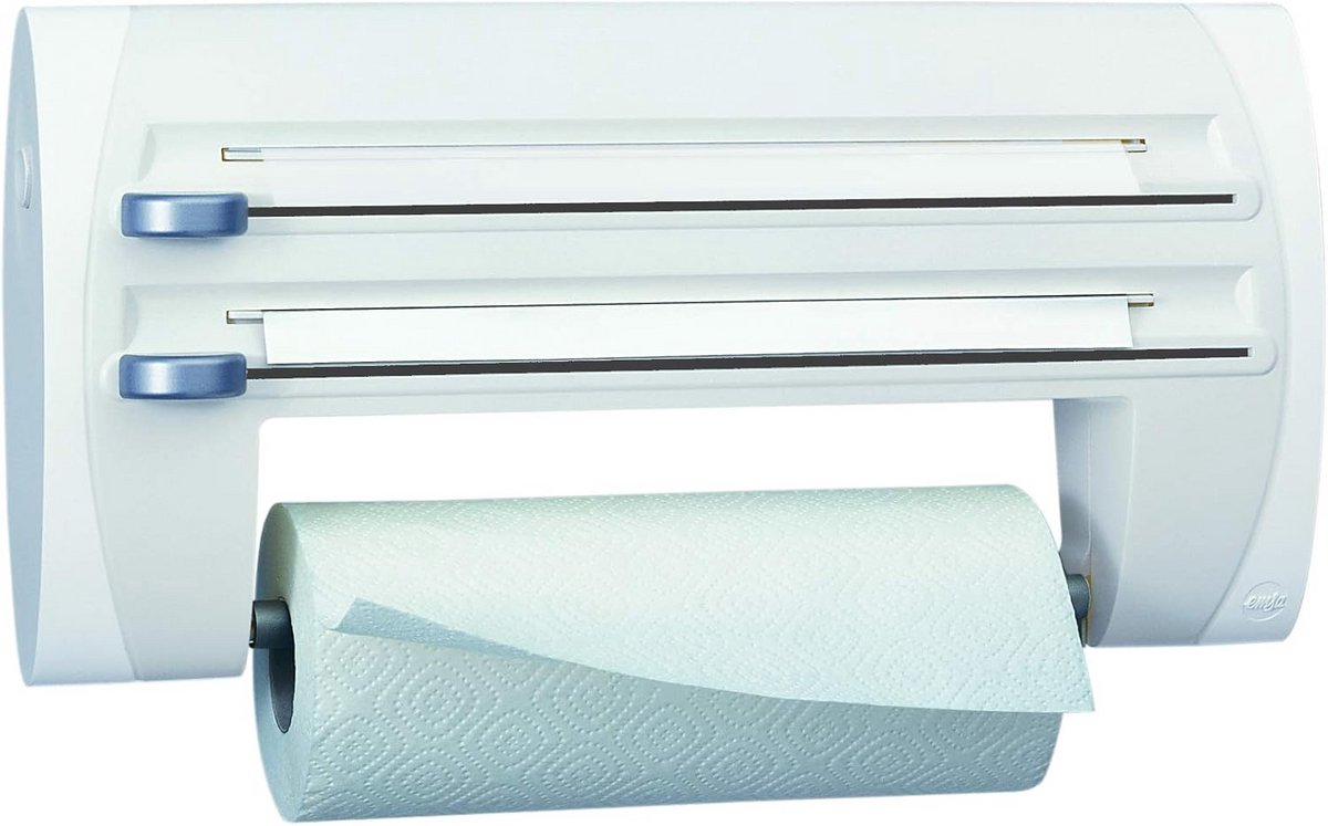 3-in-1 Foliesnijder voor Keukenpapier, Aluminiumfolie en Vershoudfolie