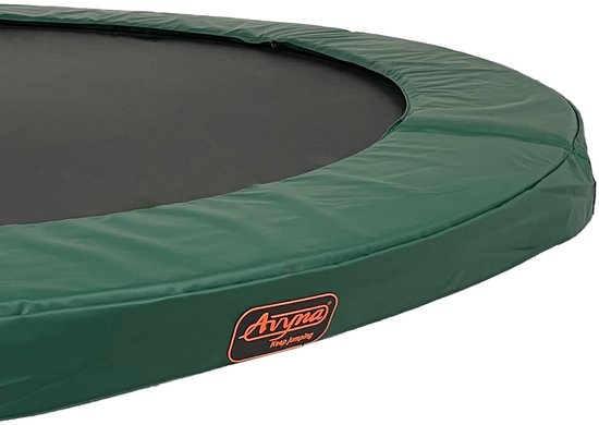 Universele Trampoline Rand Ø430 cm – Rond – Groen – Heavy Duty – Geschikt voor alle merken trampolines