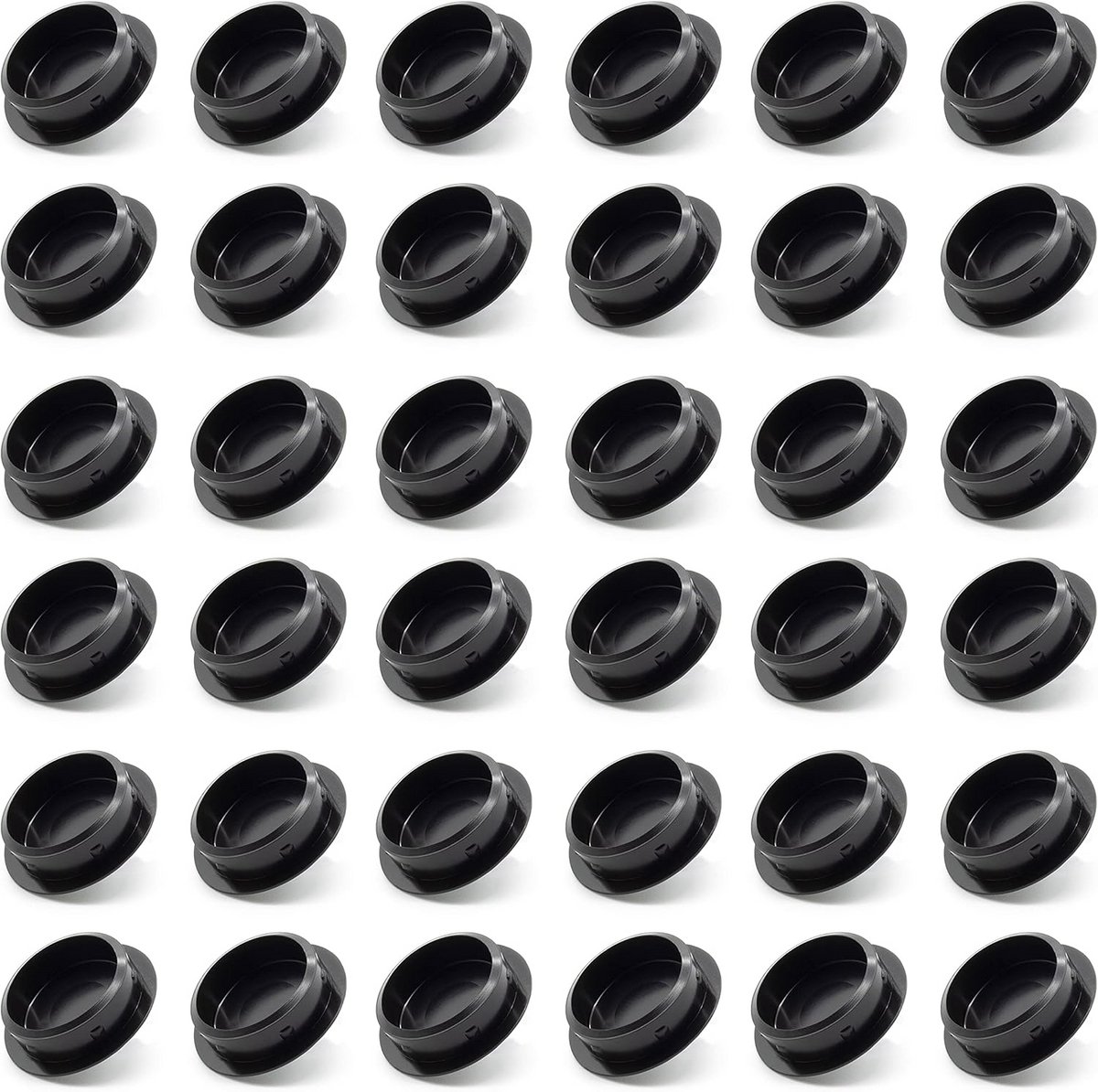 36 stuks afdekstoppen 13x8 mm boorgat 8 mm polyethyleen buisafdekking