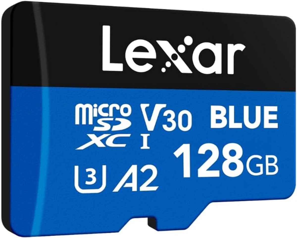 128GB Micro SD Kaart met 160MB/s Leessnelheid - Geschikt voor Smartphone, Tablet en Actiecamera - Klas 10, U3, V30, A2, Full HD en 4K Video