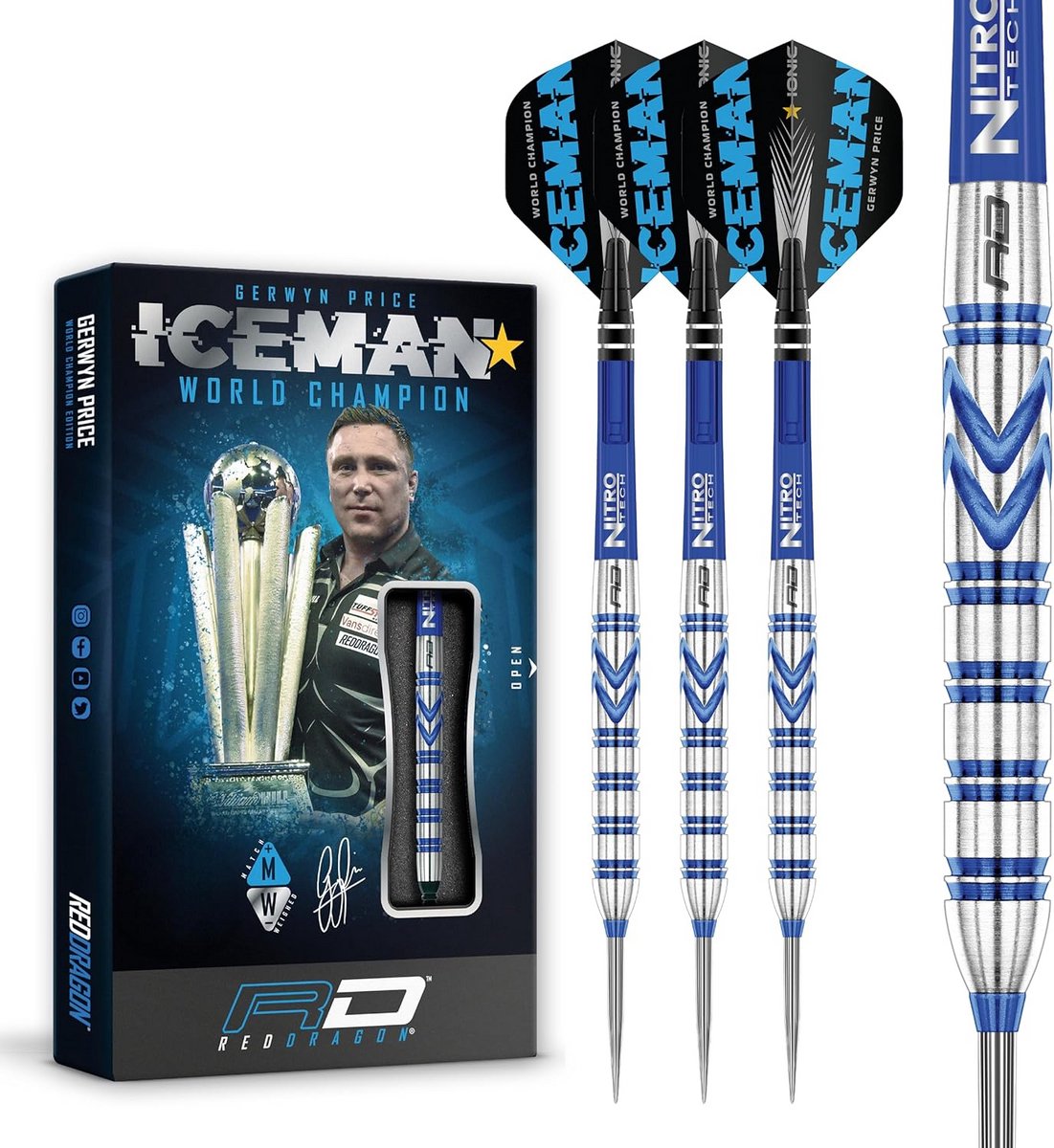 Professionele Tungsten Dartpijlen 18, 20, 22, 24 of 26g met Vliegers en Schachten