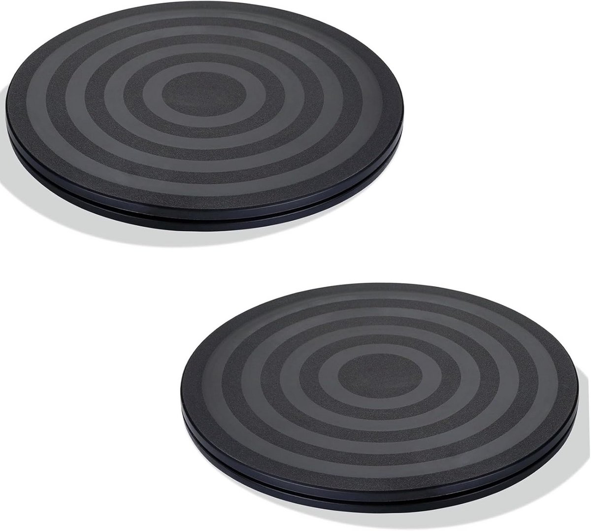2x Rond Draaiplateau 360 Graden Draaibaar 20 cm - Universeel Deksel voor Planten, Monitor, TV of Taart