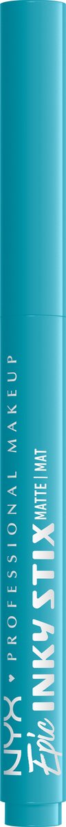 NYX Professional Make Up Epic Inky Stix Eyeliner - Ultiem romig en intens gepigmenteerd - Langhoudend, waterproof en veegvast - Cyber Cyan