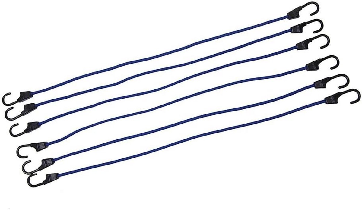 Bungee Koorden Set - 6 Stuks - 900mm