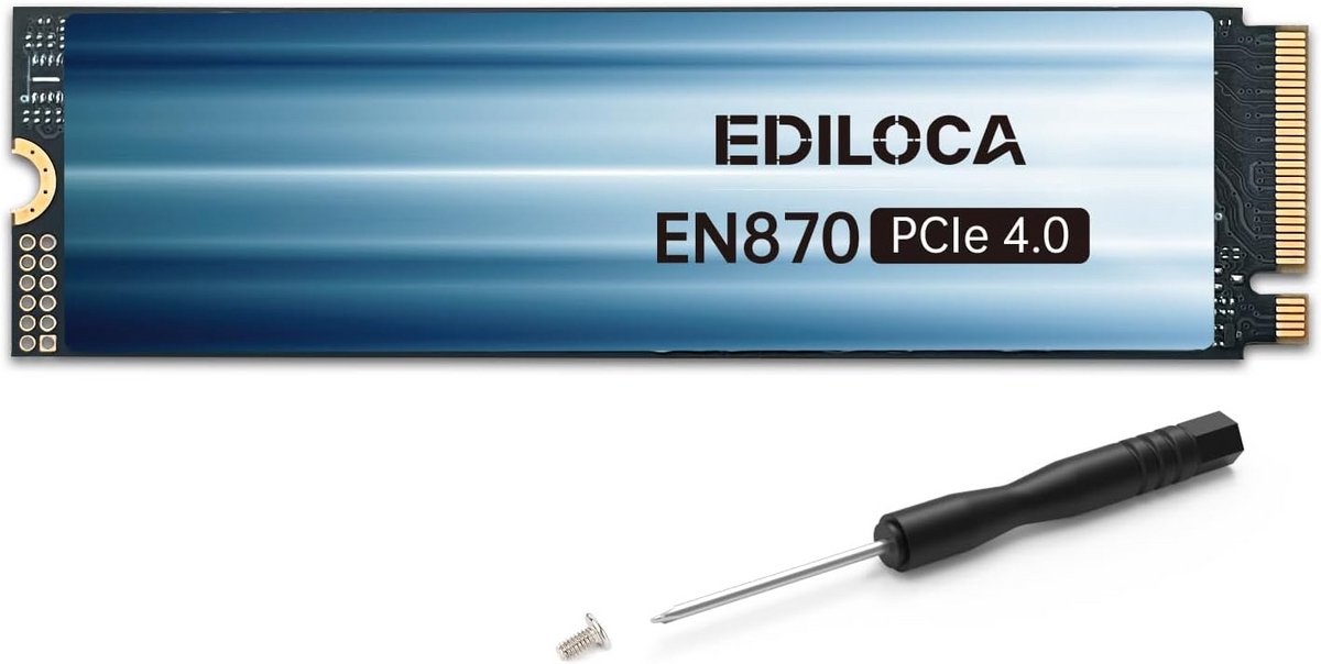 2TB SSD PCIe Gen4 tot 7300MB/s M.2 2280 NVMe interne Solid State Drive voor PS5 en PC