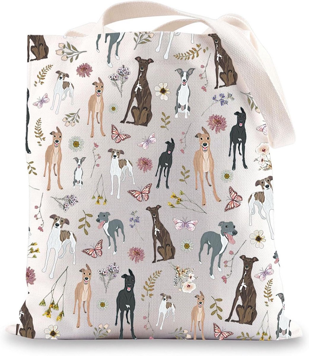 Tote Bag voor Greyhound Liefhebbers - Perfect Cadeau voor Greyhound Eigenaren