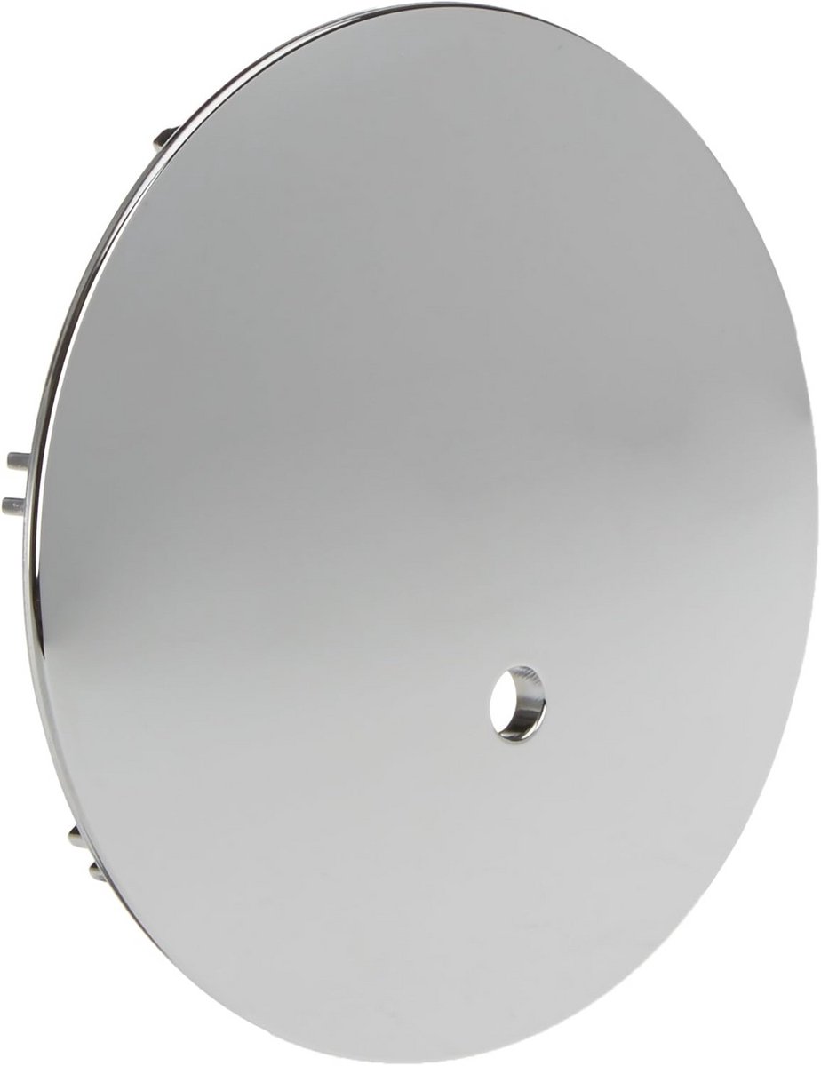 Afvoerdeksel voor douche, chroom, vervangend onderdeel, 90mm