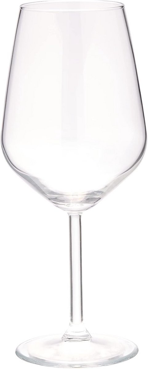 Set van 6 kleurige wijnglazen voor een stijlvolle tafel