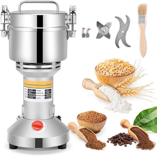 Lavazo® Professionele Kruidenmolen - Graanmolen - Spice Grinder Specerijenmolen Kruidenmolen Elektrische Kruidenmaler