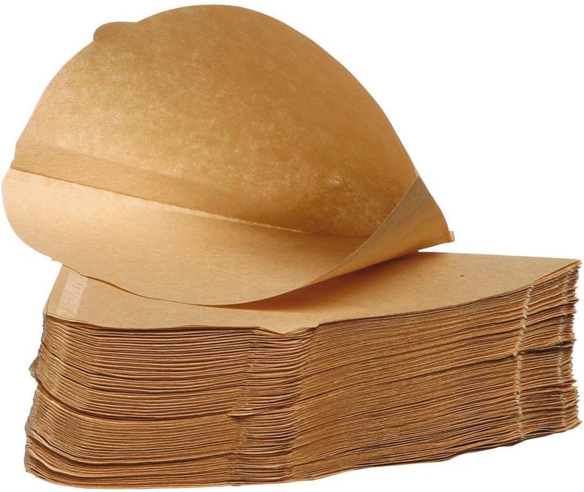 Natuurlijke ongebleekte koffiefilterpapier maat 4 - 100 stuks
