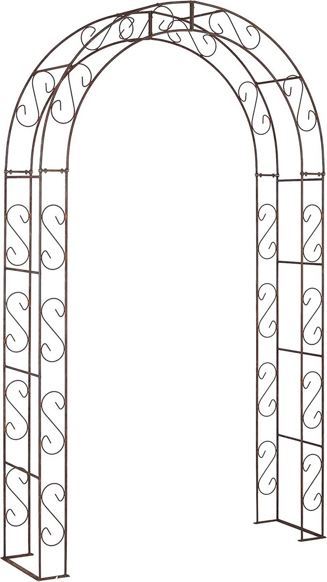 Stabiele Rozenboog voor Klimplanten - Rond, Weerbestendig, Hoog 245 cm