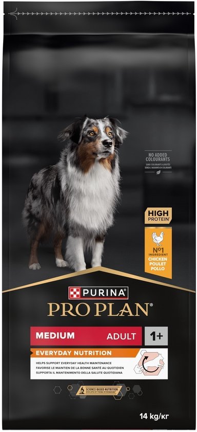 Pro Plan Medium Adult Everday Nutrition - Hondenvoer Droogvoer - Kip - 14 kg