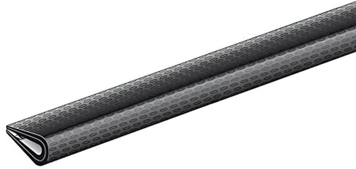 Alberts 426859 Edge Protection Profile Soft PVC Black 1500 x 10 x 7 mm
