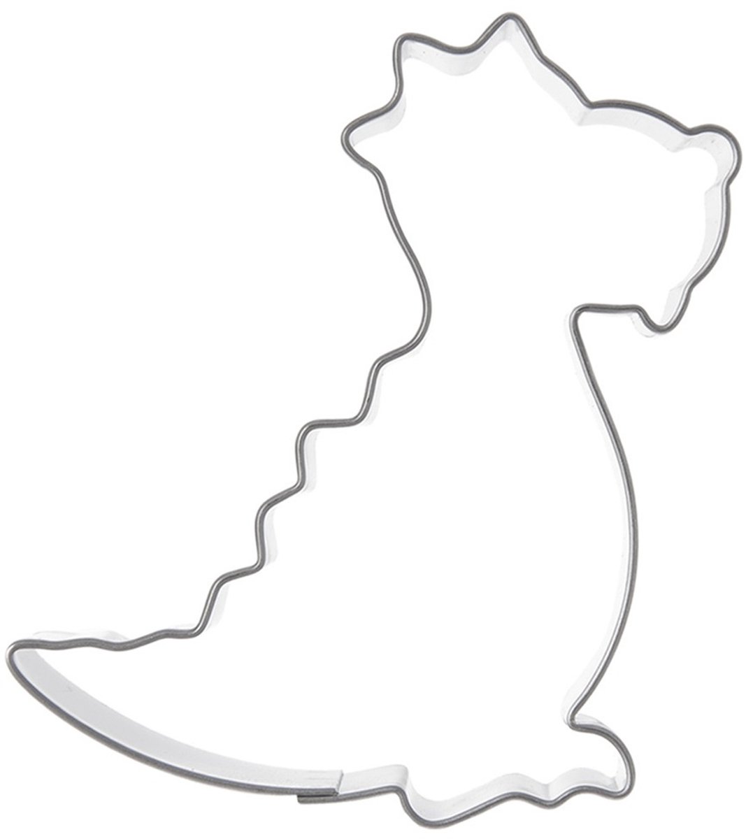 Koekjessnijder Edelstaal Dinosaurus 6,5 cm - Vormen - Uitsteekvorm - Cookie - Cutter - Uitsteekvormpjes - Koekjes - Bakken