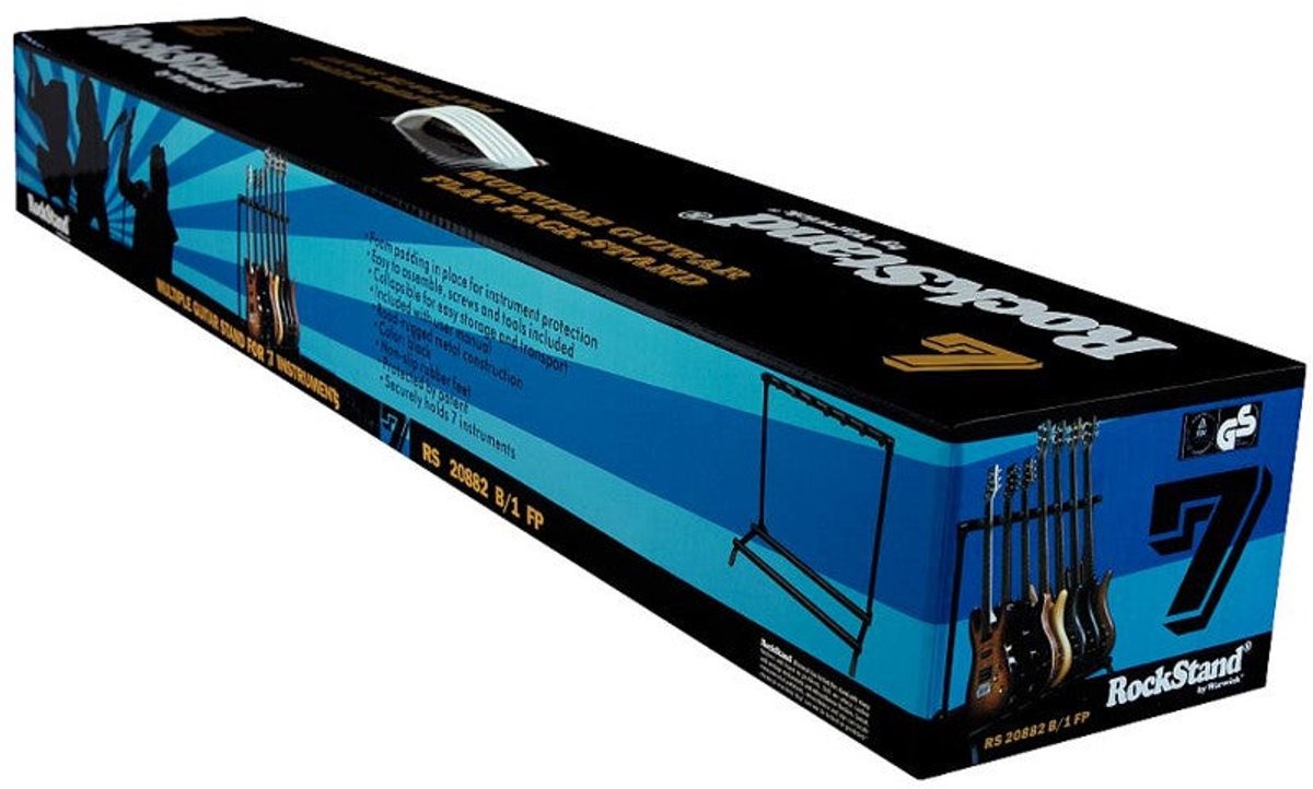 RockStand RS 20882 gitaarstatief voor 7 e-gitaren