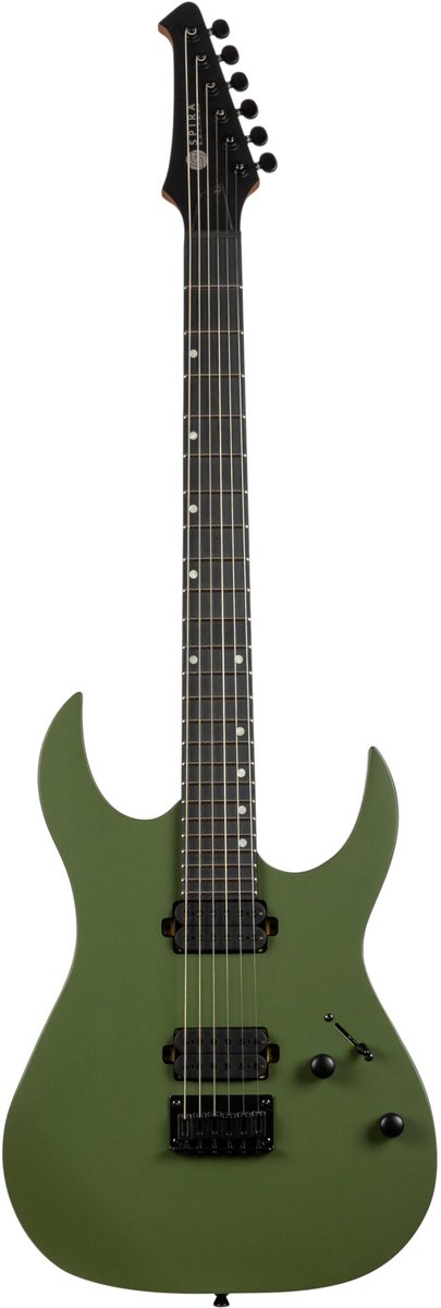 Spira Guitars S-400 MGR Satin Dark Green elektrische gitaar
