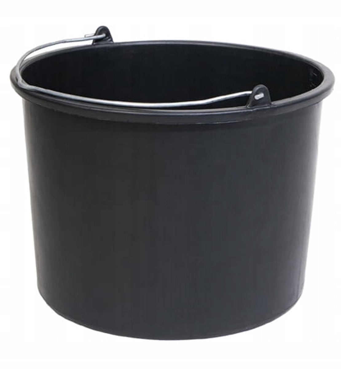 Bouwemmer 12L - Sterk Plastic met Metalen Handvat en Maatverdeling