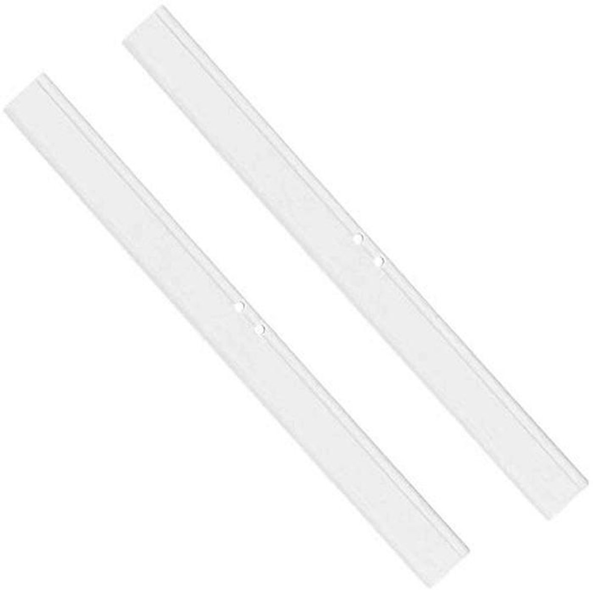 Rubberen siliconen wisserlip 25 cm - 2 stuks voor douche en trekker