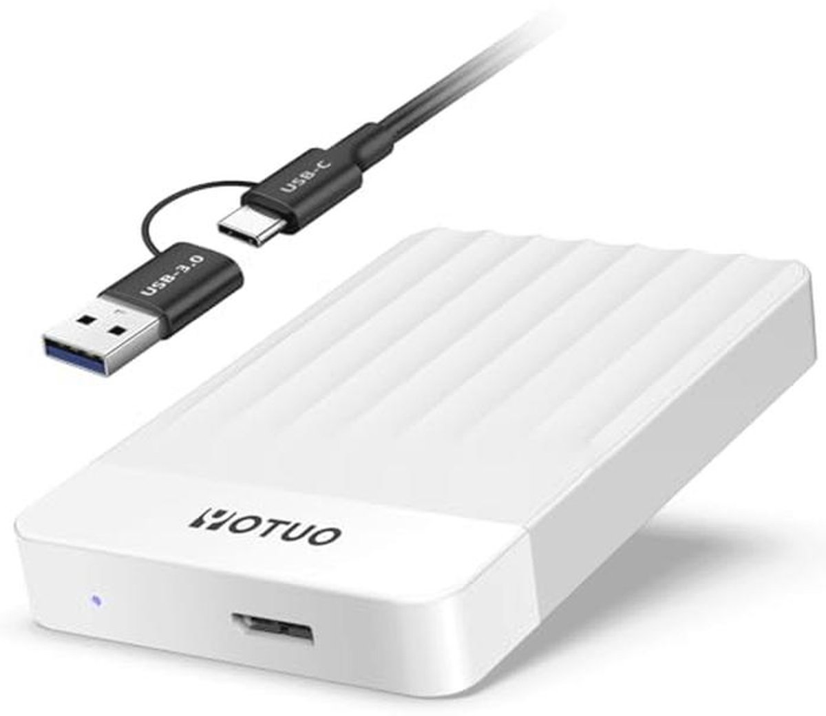 Externe harde schijf 1 TB USB 3.0 Type-C - Draagbare opslag voor pc, Mac, laptops en gaming