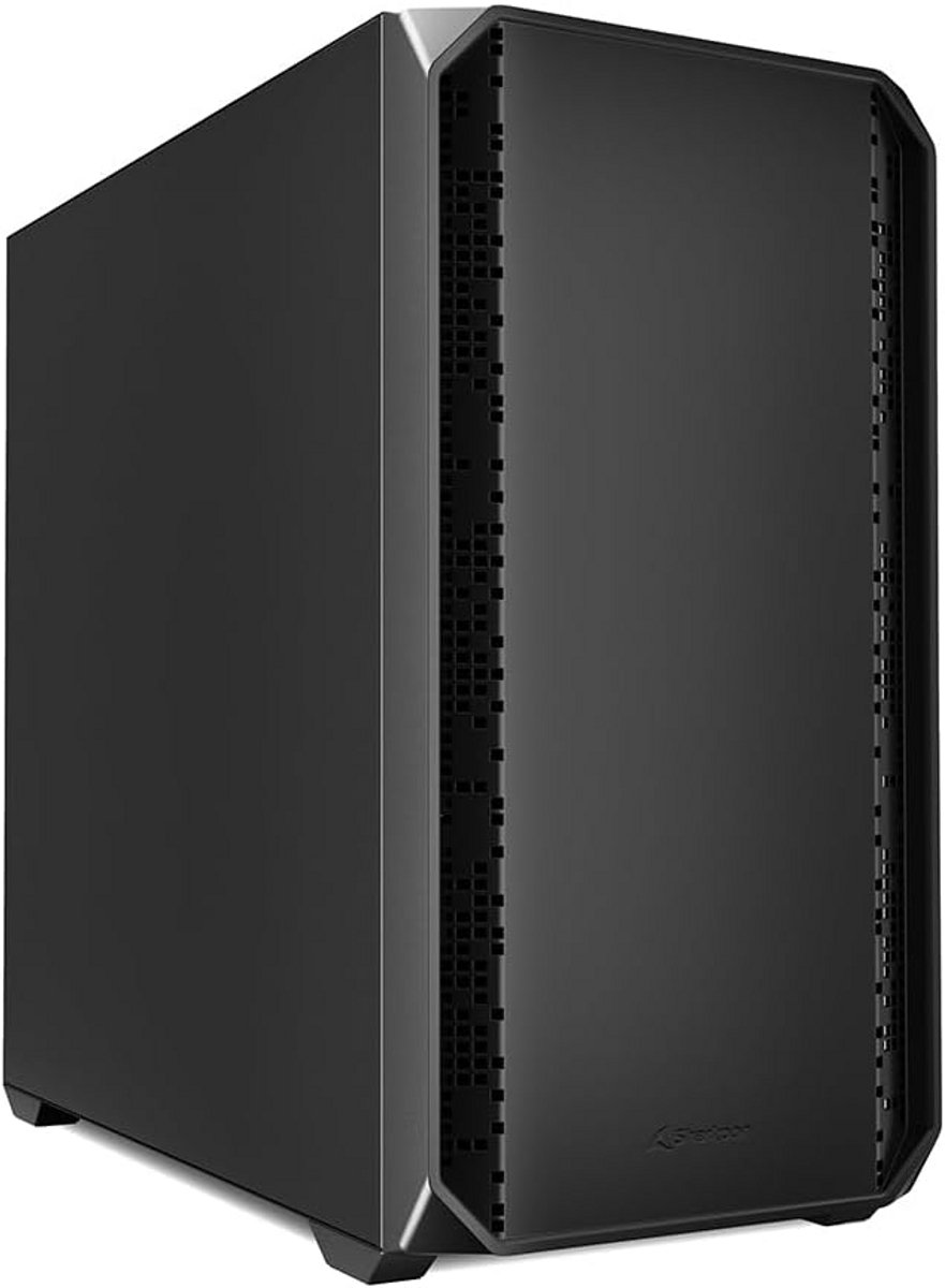 Compacte Micro-ATX PC behuizing Zwart met Ondersteuning voor Waterkoeling